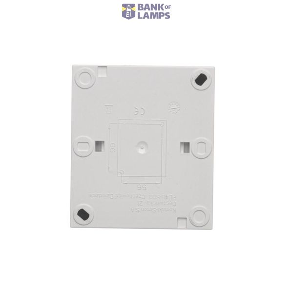 Double socket outlet with earthing IP44 version and shutters - flap in colour of the cover, 16A, quick connection, white image 1