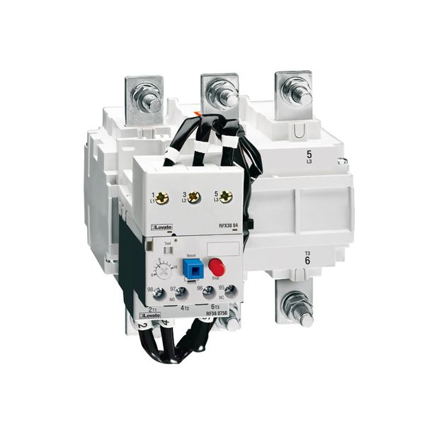 Motor protection relay, non phase failure/non single-phase sensitive. Three-pole (three-phase), manual or automatic resetting, 75...125A image 1