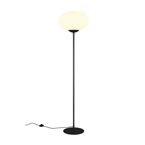 Fomento floor lamp E27 matt black/white image 1