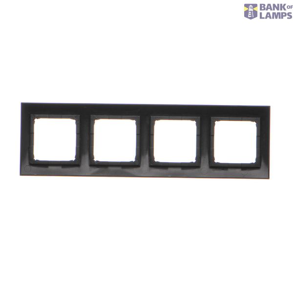 Single shielded computer socket RJ45 category 6 with anti-dust cover, (module), anthracite, metalic image 1
