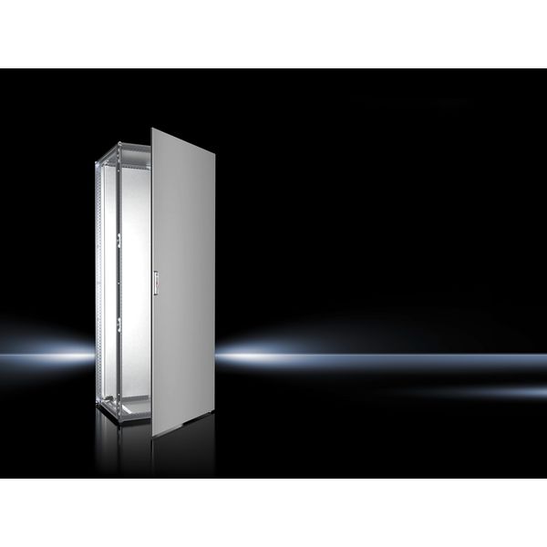 VX Baying enclosure system, WHD: 800x2000x600 mm, stainless steel, single door image 1