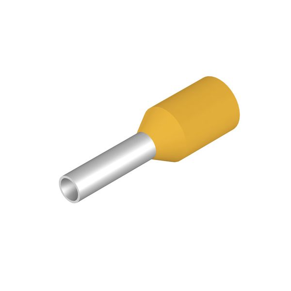 Wire-end ferrule, Standard, 8 mm, 6 mm, yellow image 1