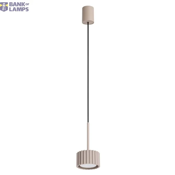 Pendant lamp AURA 1 taupe Gx53 image 1
