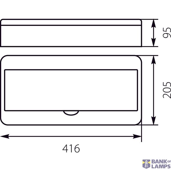 Surface-mounted distribution board RN-18/B Fala (N+PE) image 2