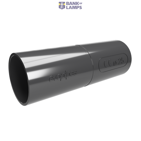 EVOEL accessories, halogen-free, black HB UV connector, 25 mm image 1