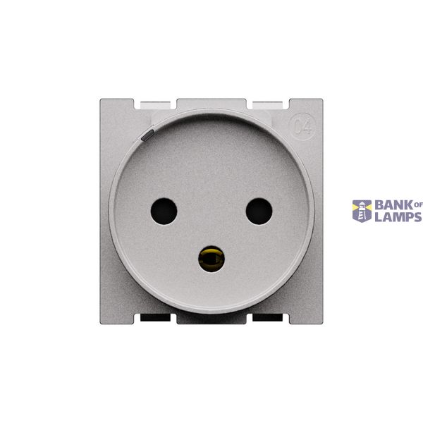 L.NOW - ISRAELI SOCKET 2P+E 10/16A STEEL image 1
