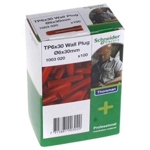 Thorsman - TP 6x30 - wall plug - without screw - set of 100 image 1