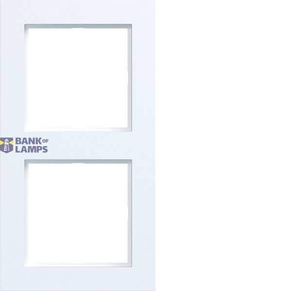Cover frame double, A.1, matte light white image 1
