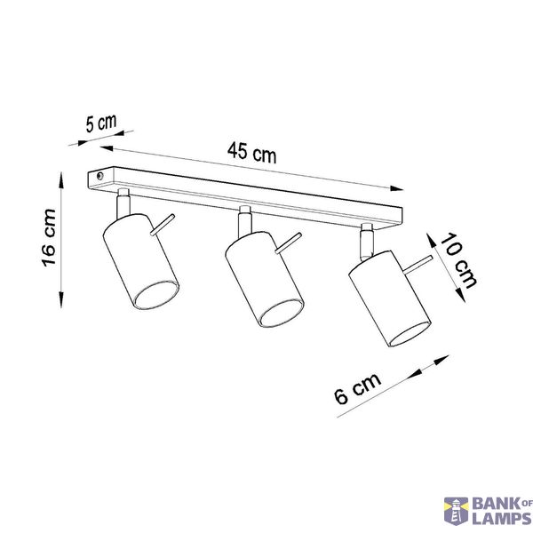 Ceiling lamp RING 3L sage image 4