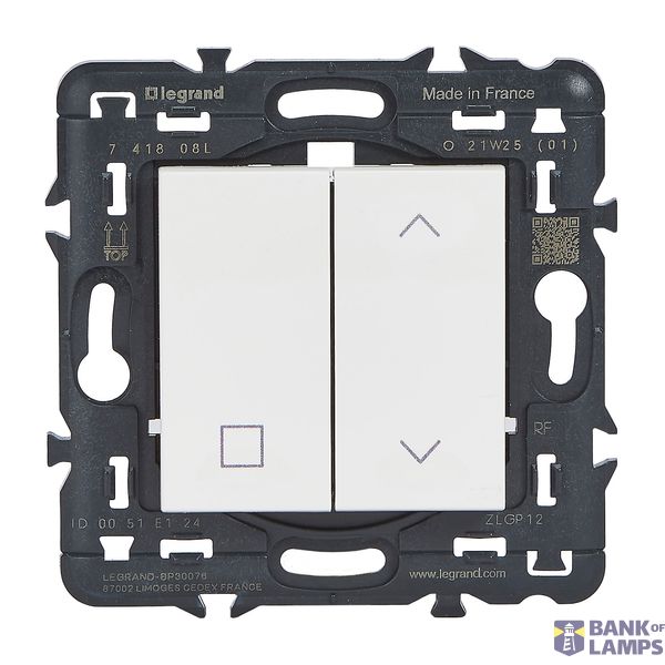 WIRELESS BATTERYLESS CONTROL SHUTTERS CENTRALIZATION VALENA NEXT WHITE image 3
