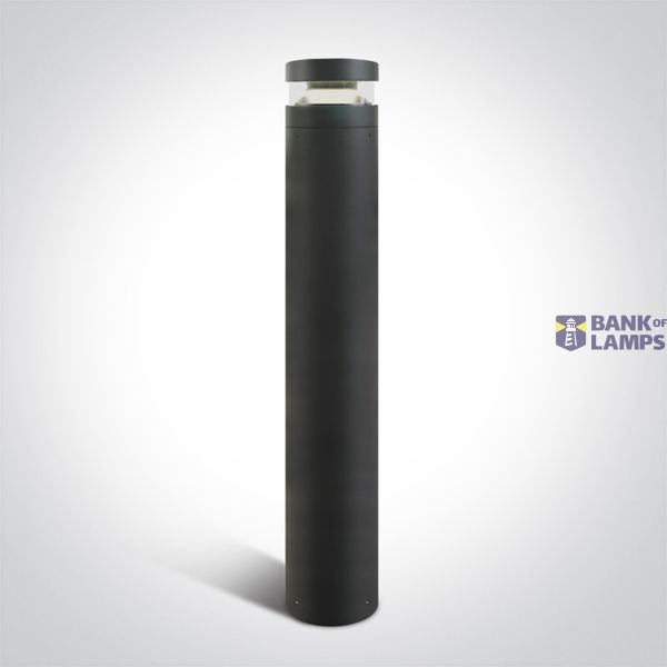 ANTHRACITE BOLLARD 100cm 20W CW IP65 230V image 1