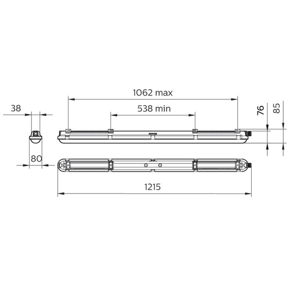 WT120C G2 LED40S/840 PSU MDU L1200 image 3