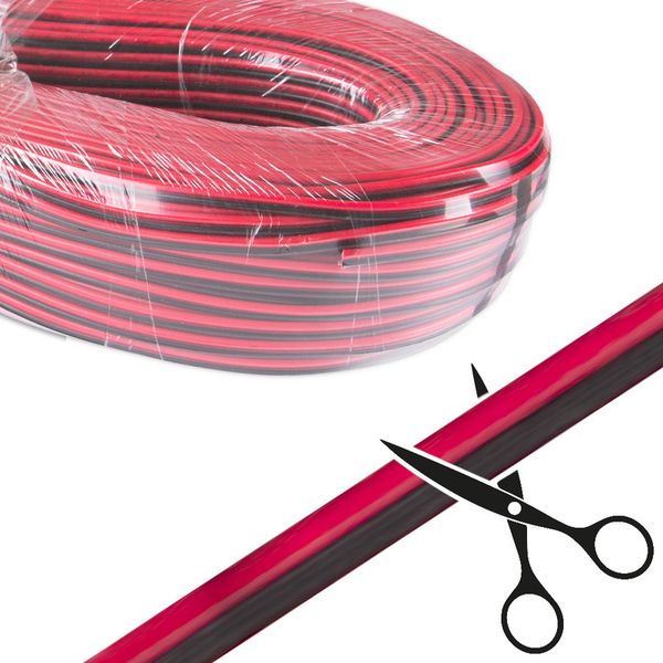 2-core wire AWG 18, red/black image 1