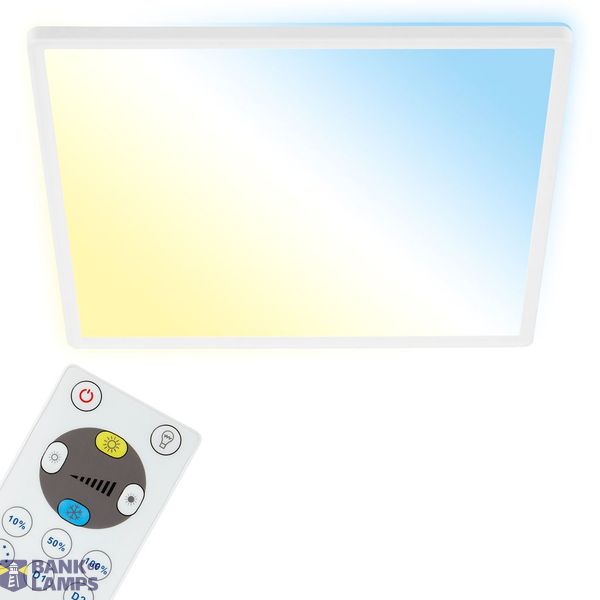 Ultra flat CCT LED panel,white, 1xLED/22W image 1