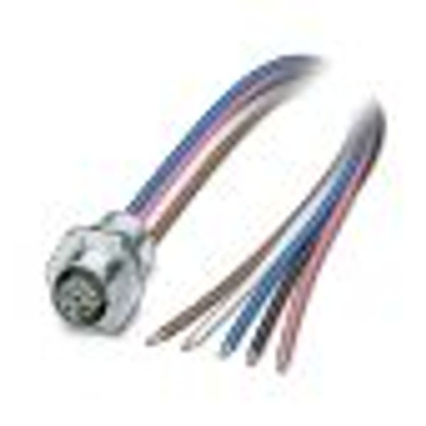 SACC-E-M12FSL4FEM16XL/0,2GR/-1,5 - Device connector front mounting image 2