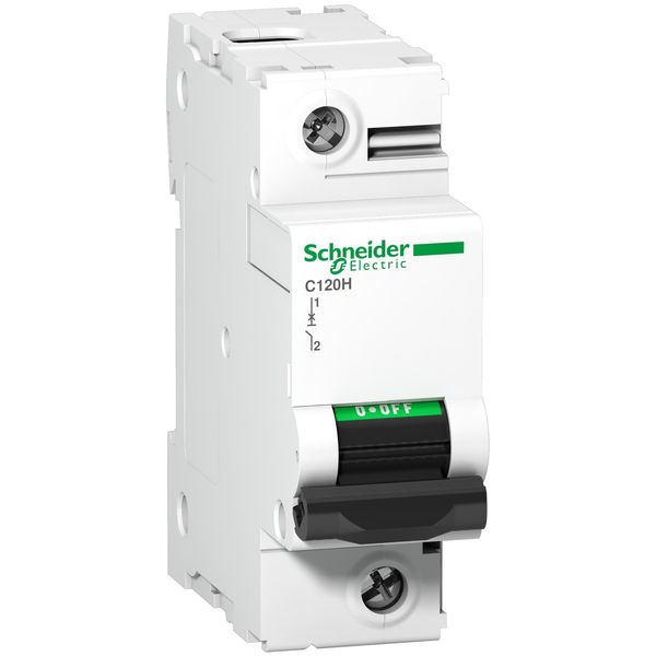 Miniature circuit-breaker, Acti9 C120H, 1P, 125 A, C curve, 15000 A (IEC 60898-1), 15 kA (IEC 60947-2) image 3