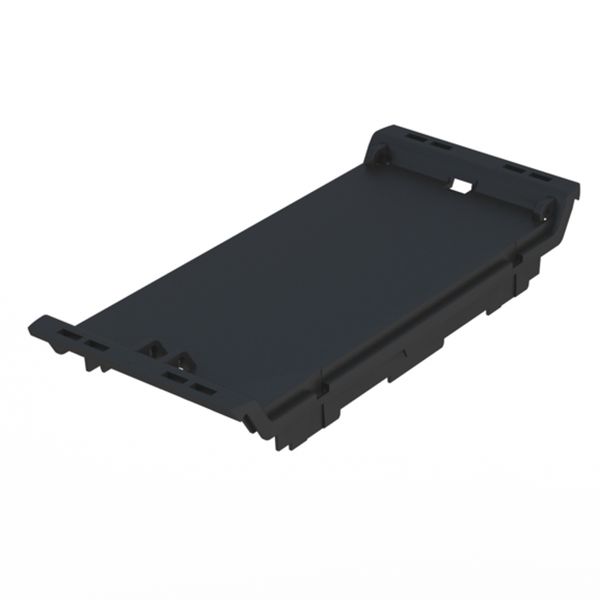 Front element, OMNIMATE Housing - series CH20M  black, Front element, including preperation for flip cover, Width: 45 mm image 2