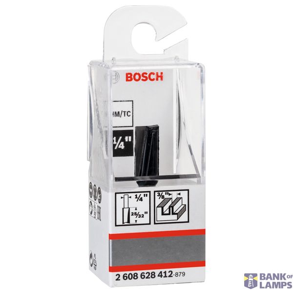 Straight bit, 1/4", D1 9.5 mm, L 19.6 mm, G 51 mm image 2