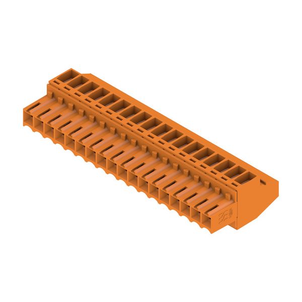 PCB plug-in connector, female plug, 3.50 mm, Number of poles: 18, 90°, Clamping yoke connection, Clamping range, max. : 1.5 mm², Box image 4