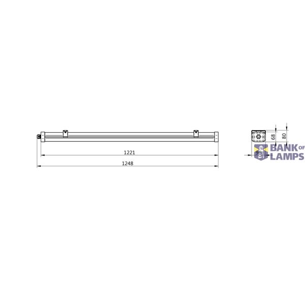 WT490C LED42S/840 PSD WB PI5 L1200 image 2