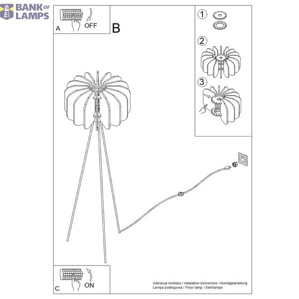 Floor lamp MULA 45 yellow image 9