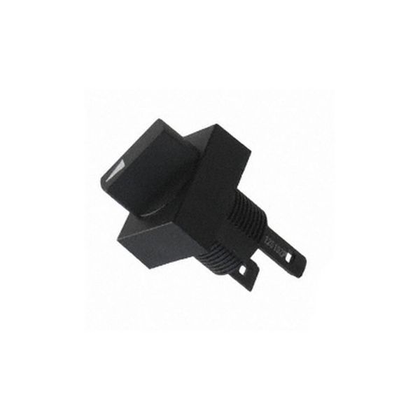 Selector switch, non-illuminated, lever type, rectangular, 2 notches, A16S2008C image 1