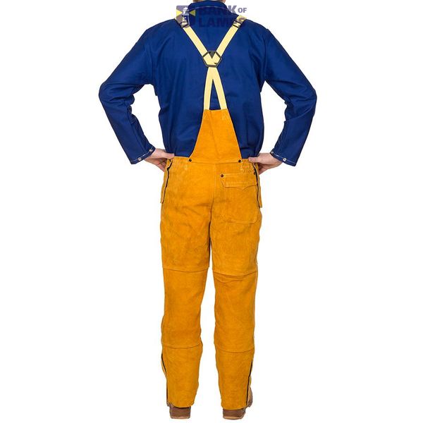 Leather Welding Overalls Golden Brown™ XL image 3