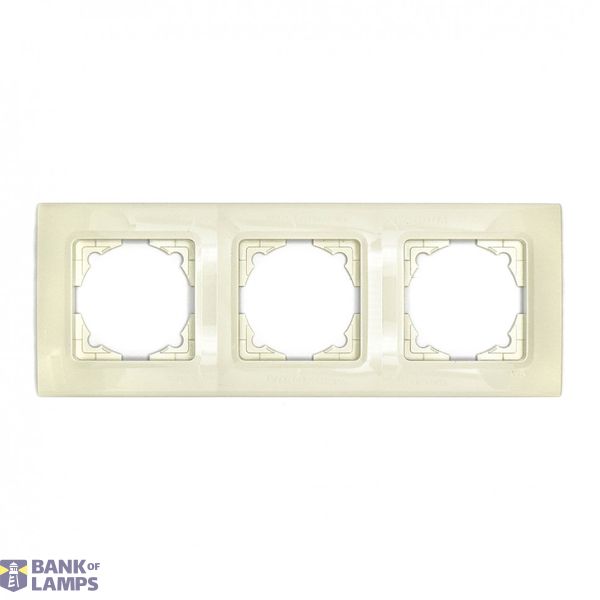 Linnera-Rollina Three Gang Frame Beige image 2