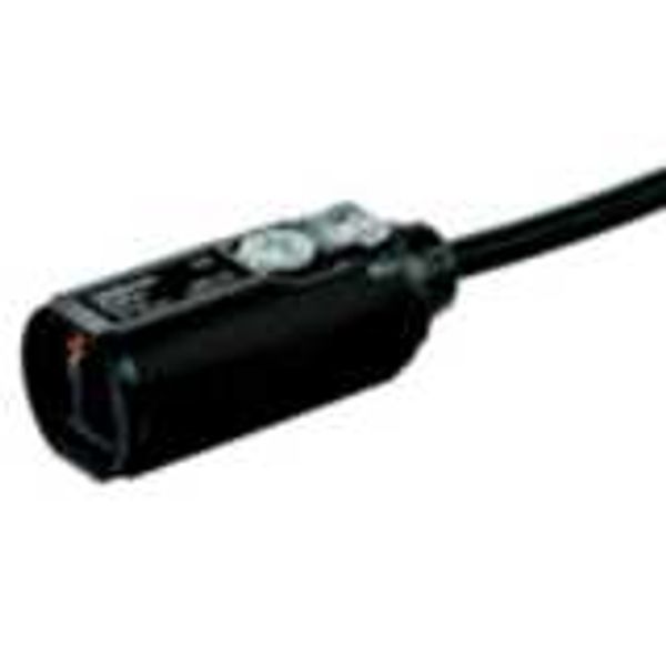 Photoelectric sensor, M18 threaded barrel, plastic, red LED, diffuse, E3FA0082B image 2