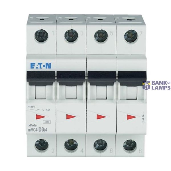 mMC4-D3/4 Eaton Moeller series xPole (Style 5) - mMC4/6/M MCB image 1