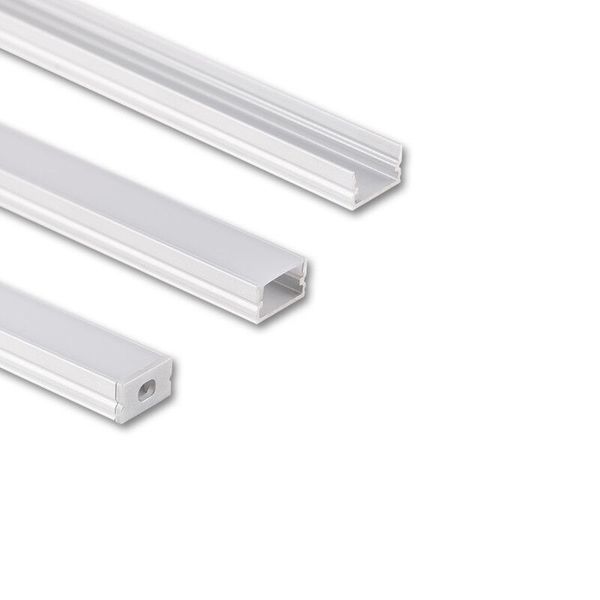 Attached aluminum profile PM 12x7mm without diffuser 2m image 1
