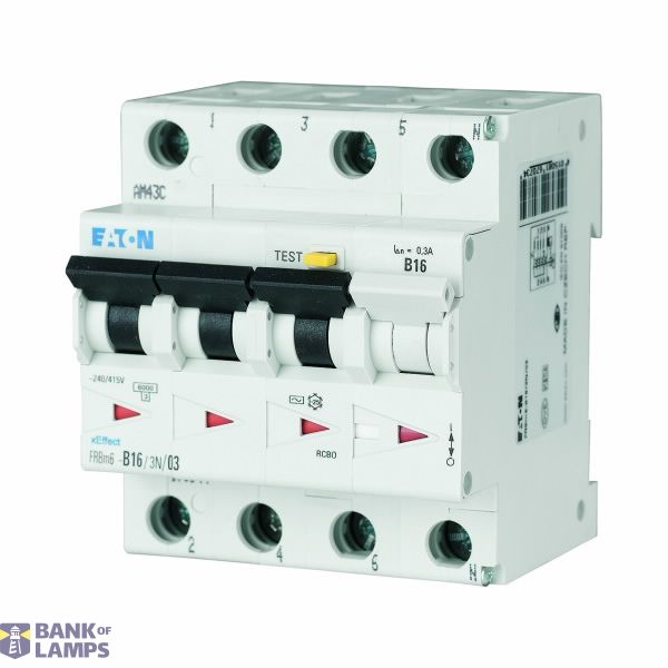 FRBM6-C16/3N/003-A-BL Eaton Moeller series xEffect - FRBm6/M RCBO - residual-current circuit breaker with overcurrent protection image 1