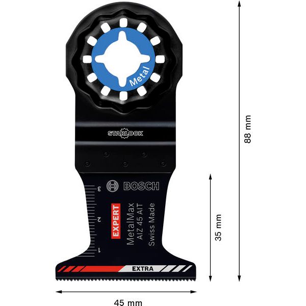 EXPERT MetalMax AIZ 45 AIT Multitool Blade 45 mm image 3