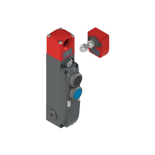 NG series safety switch with lock and integrated control devices, with actuator image 1