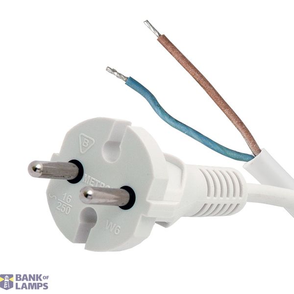 W-6 OMY 2X1 white connection cable image 1