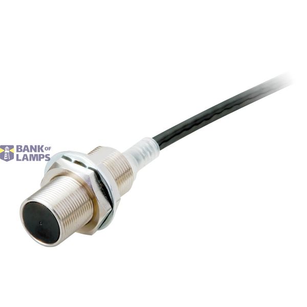 E2ER0016R Proximity sensor, inductive, M18, shielded, 7 mm, DC 2-wire no polarity, NO, 2 m cable PUR, oil-resistant E2ER0016R image 1