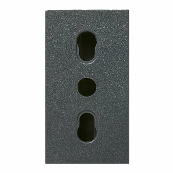 2x10/16A + E - 250V - shuttered image 1