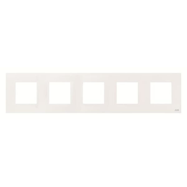 N2275 BL - Frame - 5-gang / 2+2+2+2+2-modules - White image 1