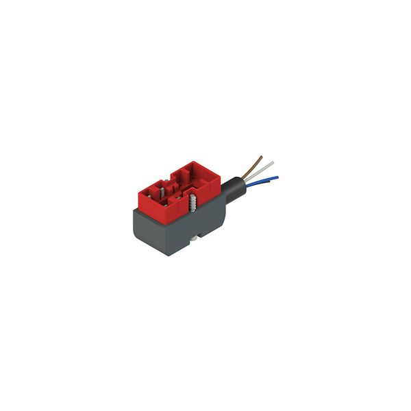 Technopolymer connector for NF housing, 1NO+1NC image 1