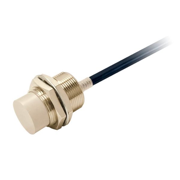 Proximity sensor, inductive, nickel-brass, short body, M30, unshielded E2EN2128A image 3