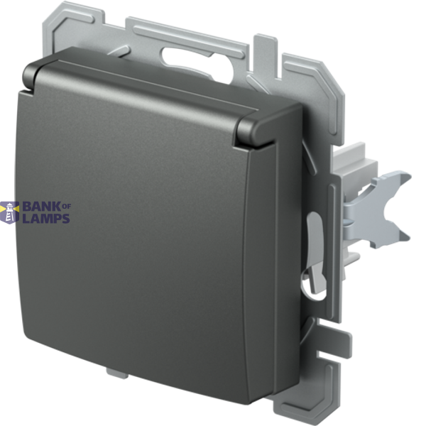 SOCKET SCHUKO+COVER 2P+E 16A 250V~ AA XO 4417066 image 2