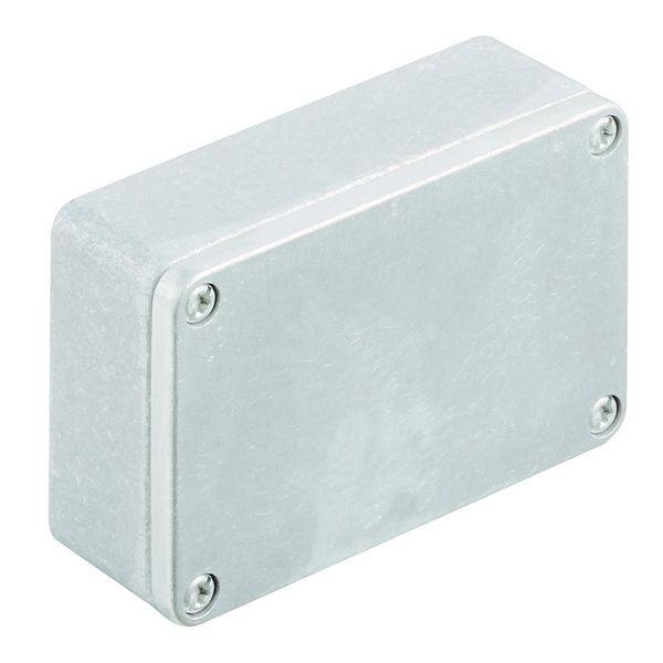 Klippon K (aluminium empty enclosure), Empty enclosure, Aluminium enclosure, Height: 64 mm, Width: 98 mm, Depth: 34 mm, Material: Aluminium AlSi12, untreated, silver image 1