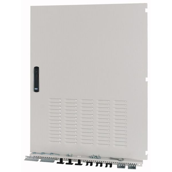 XSDMLV4097508 Box Solution door, ventilated, IP42, left, HxW=975x800mm, grey image 1