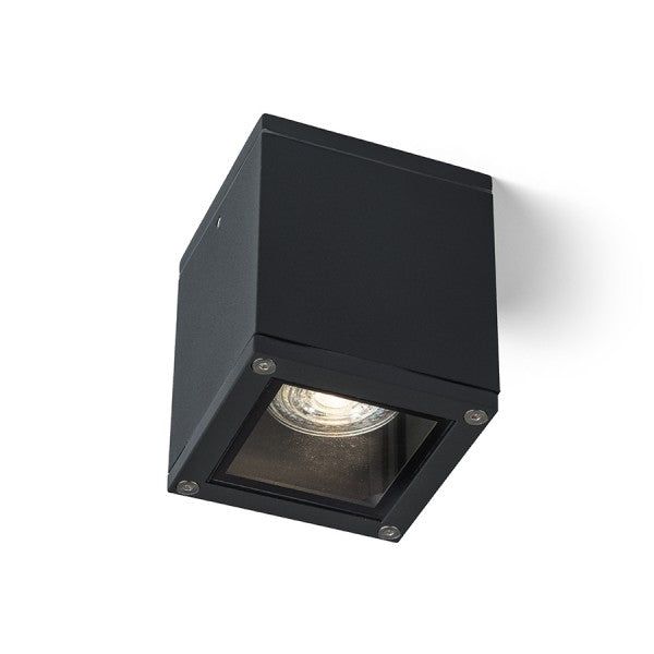 KEIG ceiling black 230V LED GU10 8W IP65 image 1
