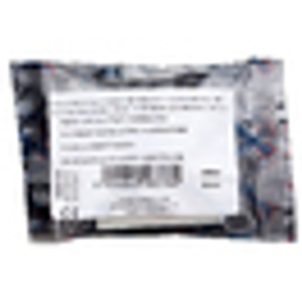 Cover for RJ45 UAE outlet, labelling window, 2-Port, silver image 6