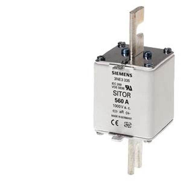 SITOR fuse link, with slotted blade contacts, NH2, In: 450 A, gR image 1