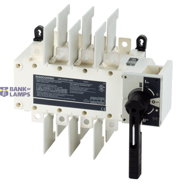 Manual changeover switch body for SIRCOVER UL 1008 4P, 200A image 3