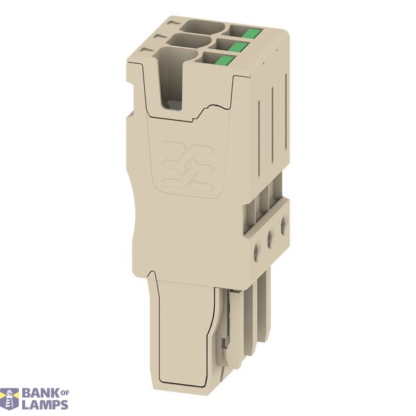Plug (terminal), SNAP IN, 2.5 mm², 24 A, 800 V, Number of connections: image 1