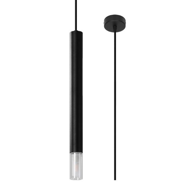 HANGING LAMP WEZYR 1 BLACK G9 1X40W IP20 image 1