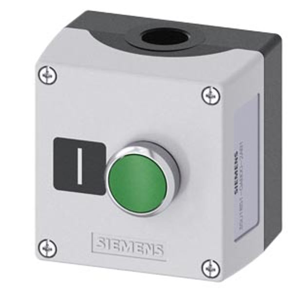 Enclosure for command devices, 22 mm, round image 1